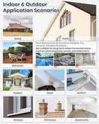 Transparent Waterproof Coating, TUFINEIN 35oz Invisible Waterproof Agent Indoor & Outdoor Sealant Water-Based Clear Sealant Roofs, Walls, Garden, Terraces