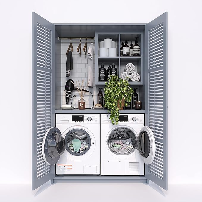 KoolMore Washer + Dryer Bundle - 2.7 Cu. Ft. Front Load Washing Machine [120V] (FLW-3CWH) + 4.4 Cu. Ft. Front Load Dryer [240V] (FLD-5CWHP), White