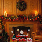 GOOTHY 25 Pack C9 Red Christmas Light Bulbs, E17 Base Incandescent Replacement Bulbs for Outdoor Christmas String Lights, Candle Lamps, 7 Watt Night Lights Bulbs, 120 Volt - Red