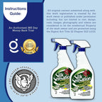 Sparkle Plenty Silk Sensation Artificial Flower & Plant Leaf Cleaner - Fake Flower Dusting Spray - Silk Plant Cleaner Spray No Wipe - Drip Dry Cleaning Supplies for Artificial Tree (32 oz, 2 Pack)