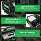 8000mAh Replacement Battery for Ryobi 40V Battery OP4015 OP4050A OP4040 OP4050 OP40201 Compatible with Ryobi 40V Cordless Power Tools (4pack)