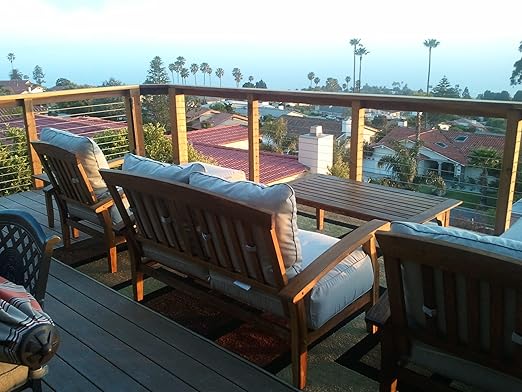 Cable Railing Stainless Steel 45-Degree Protector Sleeves for Wood Posts for 1/8" or 5/32" Cables (Lot of 250)