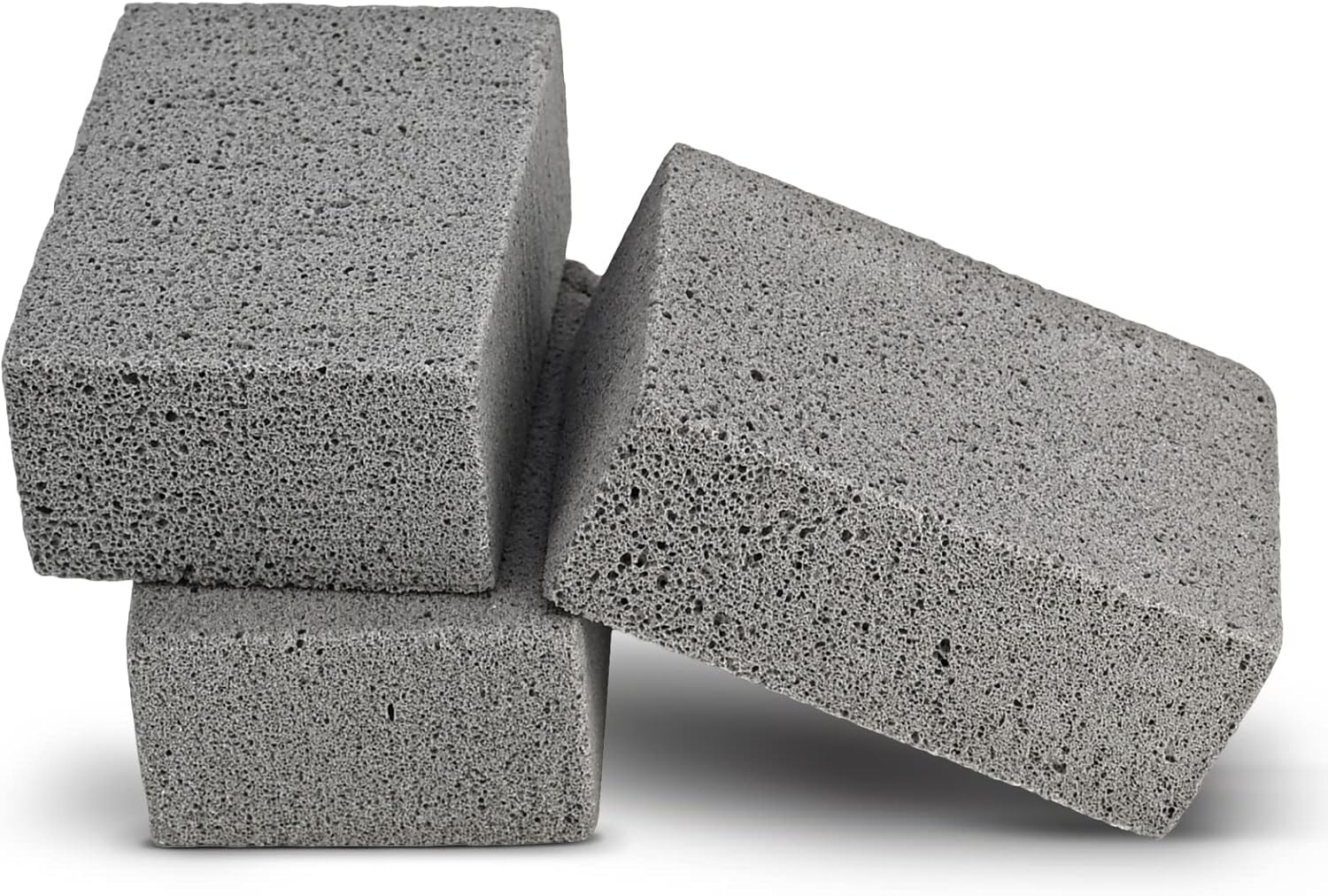 Maryton Grill Stone Cleaning Brick - Griddle Grills Cleaning Kit Block Pumice Stone for Removing Stains BBQ Grease, 3 Count