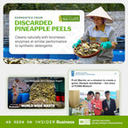 Fuwa3e Pineapple Enzyme Natural Floor Cleaner Lime & Lemongrass - 33.8oz 1 Pack (Makes 44 Gallons) - 99% Organic Mop Soap with Fermented Pineapple Peels - Multi Surface Non Toxic Floor Cleaner