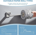 Suyar Bathroom Hardware Set Brushed Nickel, 304 Stainless Steel Bathroom Accessories 4 Pieces, Include Robe Hook, Toilet Paper Holder, Hand Towel Holder, Towel Bar, Wall Mount