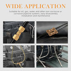 135PCS Brass Compression Tube Pipe Fittings Kits, 1/8" 3/16" 1/4" 3/8" 1/2" Union/Tee/Elbow/Straight Connector for Industrial Use and Trucks Trailers