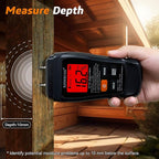 Moisture Meter for Drywall, Wood Moisture Meters for Walls, Floor Humidity Detector, Lumber Firewood Moisture Meter for Wood, Like Hardwood and Softwood