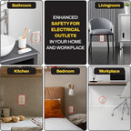 [Made and Patented in Korea] Fire Prevention Stickers – Automatic Fire Extinguisher for Outlets & Power Strips, Easy Peel & Stick Kitchen Fire Extinguisher Home Fire Extinguishers, 20pcs