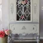 Dixie Belle Paint Company Chalk Finish Furniture Paint - Sawmill Gravy (8oz) - Matte Smooth Beige Chic Chalk Mineral DIY Furniture Paint