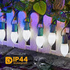 Brightown C9 LED Replacement Christmas Bulbs, 25 Pack White Shatterproof C9 Bulbs, Waterproof Commercial LED Holiday Bulb for Christmas String Light, E17 Intermediate Base, Dimmable