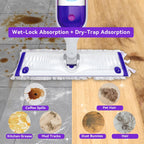 40 Pack Power Mop Pads Refills for Swiffer Power Mop | Heavy-Duty, Disposable Replacement Pads for Floor Cleaning, Multi-Surface & Wood Mopping Pad Refills (Unscented)