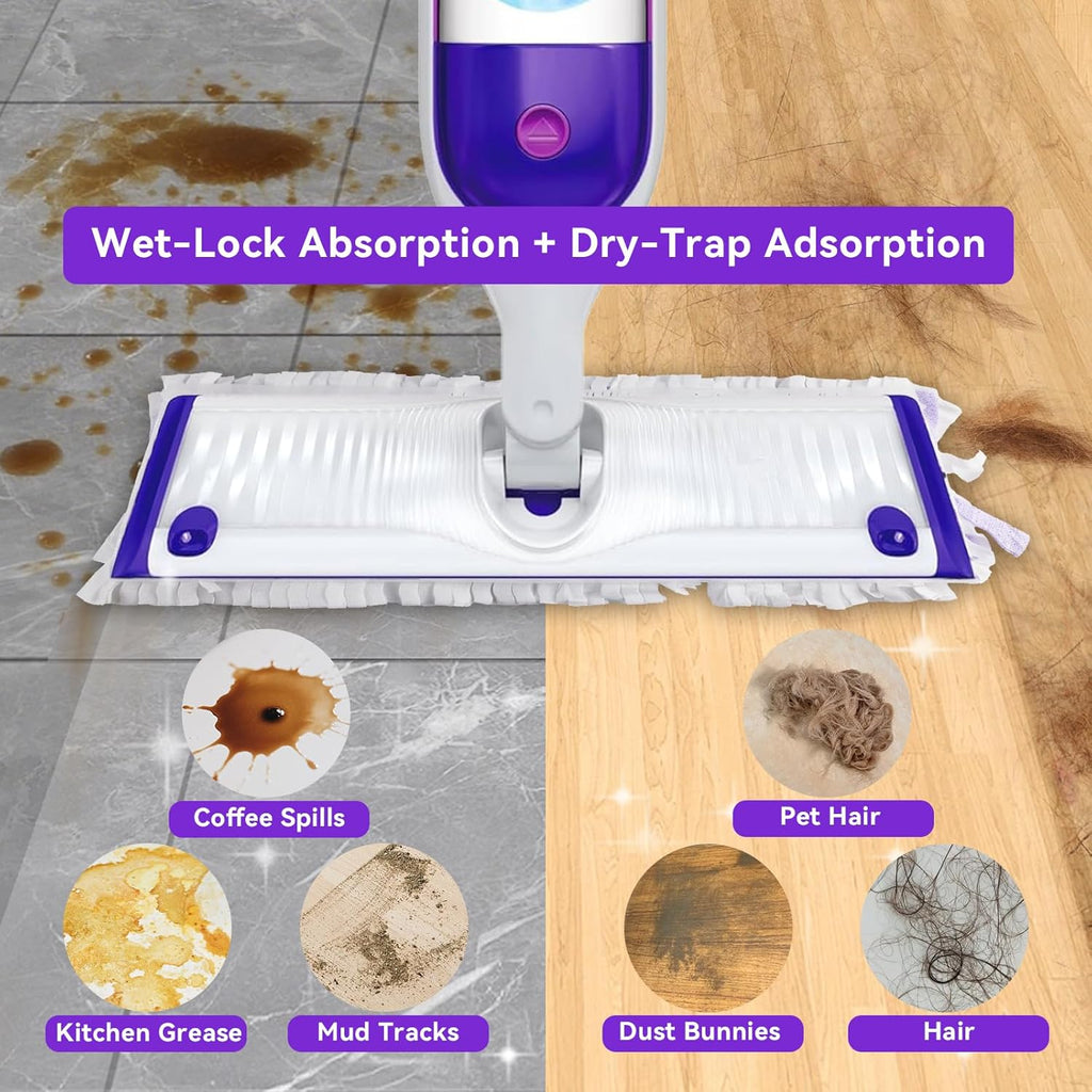 20 Pack Power Mop Pads Refills for Swiffer Power Mop | Heavy-Duty, Disposable Replacement Pads for Floor Cleaning, Multi-Surface & Wood Mopping Pad Refills (Unscented)