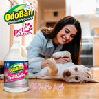 OdoBan Pet Solutions No Rinse Neutral pH Floor Cleaner Concentrate, Made in the USA, Splash O' Citrus Scent, 2 Gallons