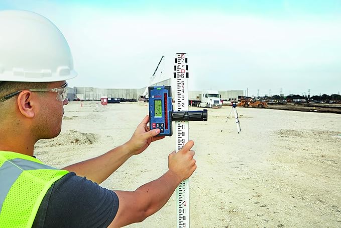 BOSCH GRL4000-80CHVK-S REVOLVE 18V Connected Self-Leveling Horizontal/Vertical Rotary Laser Kit, Includes Tripod, Grade Rod, Receiver, Battery Adapter, 4 D Batteries, Carrying Case, & Accessories