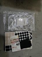 Yelanon Felt Furniture Pads -182 Pcs Premium Felt Pads for Chair Legs Furniture, Floor Protectors for Hardwood Floors,Black & Beige