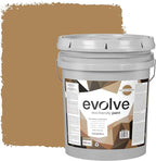 EVOLVE Paint & Primer: Environment-friendly, Low Sheen with One-coat Coverage for Interior & Exterior surfaces (Autumn Brown, 5-Gallon)