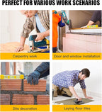 9 Inch Torpedo Level, Magnetic Box Level with 45°/90°/180° Bubbles, Shock Resistant Bubble Level Tool for Measuring - 2 PCS