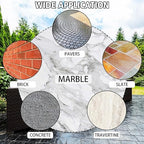 Wet Look Stone Sealer - 64oz High Gloss Paver Sealer Stone Color Enhancer Concrete Sealer with Long-Lasting Gloss Protection, Stain Proof for Interior and Exterior Slate, Driveway, Floor, Standsotne