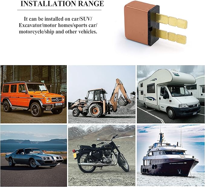 7.5A, Automotive Circuit Breaker, Plug in Mounting, ATC Blade Type Terminal Connection (2 pcs)