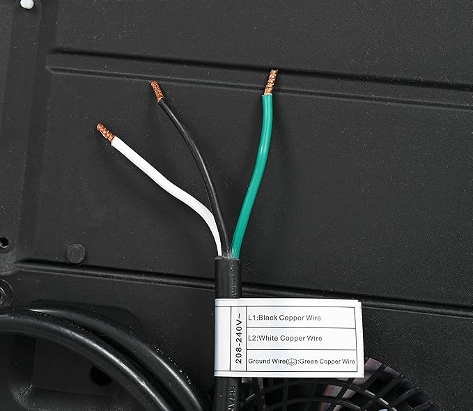 K&H 3 Burner 24 Inch Built-in Induction Electric Stove Top Ceramic Cooktop Touch Control 240V 6000W IN24-6803TB