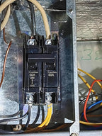 Unit Mount Circuit Breaker, THQC2150WL 2P 50 Amp Breaker, Molded Case Circuit Breaker Feed-Thru, 120/240VAC, Standard