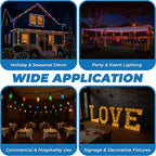 OHLECTRIC Night Light Bulbs (24-Pack – Yellow), 7 Watt Mini Bulbs – E12 Candelabra Base, Non-Dimmable, 120 Volts – C7 Night Light Lamp Replacement Bulb for Salt Lamps, Window Candles, Holiday Decor