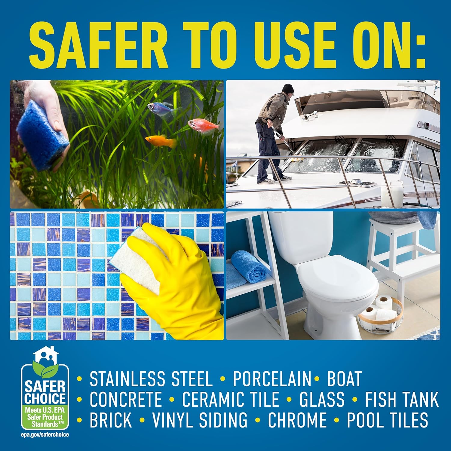 CLR Brands® Calcium, Lime & Rust Remover Free & Clear, No Dyes or Fragrances, Gentle Lime and Bathroom Descaler, Removes Hard Water Stains and Rust Deposits, 42 Oz Bottle (Pack of 1)