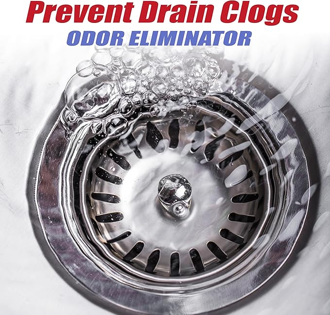 SANI 360° Sani Sticks Drain Cleaner and Deodorizer, 48 Count, Unscented Enzyme Pipe Cleaners, Eliminate Odors, Prevent Clogged Drains, Safe for Sinks, Bathtub Drains, Septic Tanks