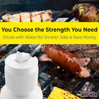 Commercial Grill and Oven Cleaner 32 Oz Concentrate 12Pk. Fast-Acting Heavy-Duty Degreaser Solution Removes Carbon, Grime, Burnt Food and Oil for Griddles Fryer Baskets and Kitchen Cooking Surfaces.