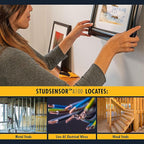 Zircon StudSensor A100 Wall Scanner and Center/Edge Locating Stud Finder with WireWarning Detection
