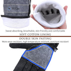 Leather Work Gloves for Men or Women. Medium Glove for Gardening, Tig/Mig Welding, Construction, Chainsaw, Farm, Ranch, etc. Cowhide, Cotton Lined, Utility, Firm Grip, Durable. Grey-Black M