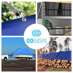 GOEASY0312 Rubber Bungee Cords with Hooks - Heavy Duty Max Stretch 1.8X & Over 180 LBS Load, 100% EPDM Bungee Straps, 10", 15", 21", 31" (10 Pack) for Cargo, Trucks & Outdoor Extreme Weather Use