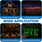 OHLECTRIC Night Light Bulbs (24-Pack – Green), 7 Watt Mini Bulbs – E12 Candelabra Base, Non-Dimmable, 120 Volts – C7 Night Light Lamp Replacement Bulb for Salt Lamps, Window Candles, Holiday Decor