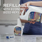 Bona Hardwood Floor Cleaner Spray - 32 fl oz - Lavender Thyme Scent - Refillable - Residue-Free Floor Cleaning Solution for Wood Floors