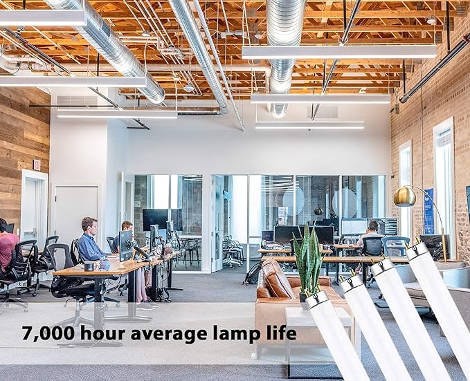 DYSMIO F15T8-DL 15 Watt T8 Straight Tube, Medium Bi-Pin Base, 6500K - Daylight - Pack of 4