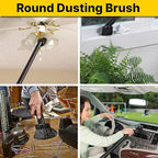 Shop-Vac 9064300 1.25 Inch Diameter Cleaning Kit, Includes Round Brush, Crevice Tool, and Gulper Nozzle, Black, Ideal for Upholstery, Blinds, and Car Interiors (1-Pack)