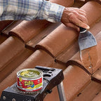 Flex Paste, Waterproof Paintable Putty, Spackle Sealant, Fill Gaps Cracks Holes - Block Out Water and Air - UV Resistant - Walls, Drywall, EPDM, Concrete, Roof, RV Repairs, Clear, Half-Quart