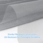 59"x79" Window Screen Mesh, Fiberglass Window Screen, Screen Door Mesh, Windows Screens and Screen Door Replacement, Patio Screen Mesh- Gray