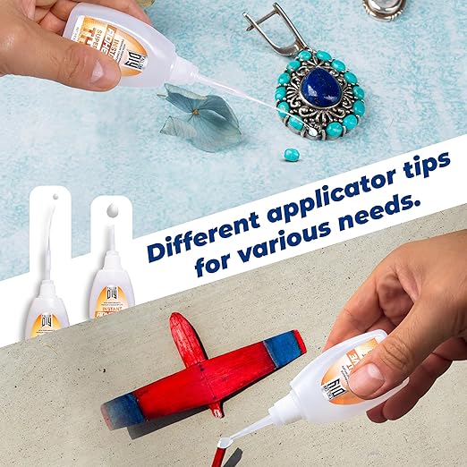 1.76 Oz. (50g) CA Glue - Thin Cyanoacrylate Based Super Glue for Woodworking - Model Car Adhesive, Strong Bonds in Model Airplane, Wood Projects. Fast Drying, Instant Wood Bond