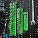 OEMTOOLS 22233 Tool Storage Organizer for SAE and Metric Socket, 6PC Socket Organizers for 1/4", 3/8", and 1/2" Drive Sockets, Optimize Toolbox Organization