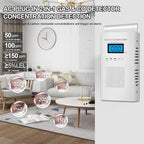 Combination Gas & Carbon Monoxide Detectors - 3 Packs Plug in Carbon Monoxide Alarm & Natural Gas Detector for Home, 2-in-1 Co Detector & Combustible Gas Detector with Digital Display, Easy to Install