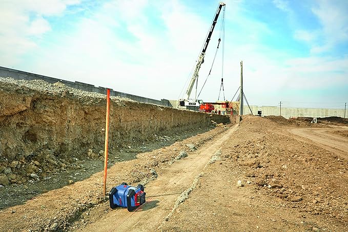 BOSCH GRL4000-80CHVK REVOLVE 18V Connected Self-Leveling Horizontal/Vertical Rotary Laser Kit, Includes CORE18V 4 Ah Battery & Charger, Tripod, Grade Rod, Receiver, Carrying Case, & Accessories