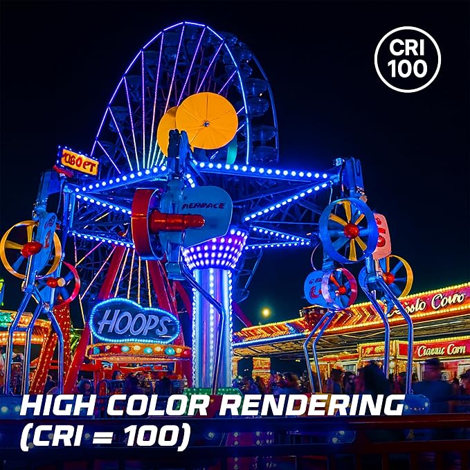 OHLECTRIC 10 Pack - S11 Ceramic Blue Night Bulbs | Dimmable | 7.5W Incandescent Light Bulb with E26 Medium Base | 40 Lumens Brightness | 2700K Warm White Light for Home Illumination