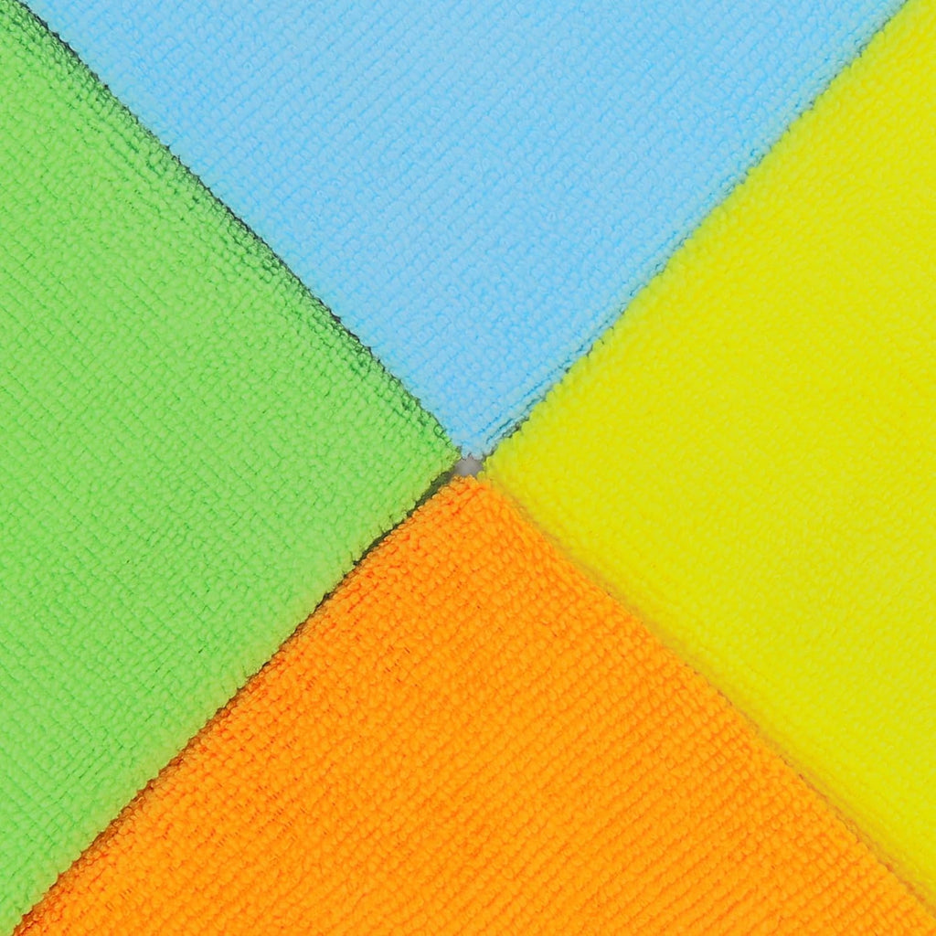 Simple Houseware Microfiber Cleaning Cloth 20 Pack, 12" x 16", 4 Colors