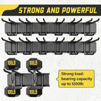 Garage Wall Organizer,21Pack Carries 1200 lbs,Garden Tool Organizer 99in With Large Storage Space,Easy Assembly, Sturdy Design,for Efficient Tool Storage Garage Organization