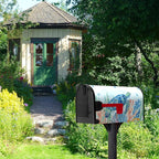 Sea Turtle Magnetic Mailbox Covers Summer Beach Mailbox Cover Standard Size 21 x 18 Inch Ocean Coral Nautical Post Letter Box Wraps Decor for Garden Outdoor