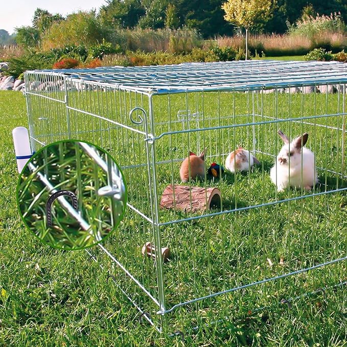 AAGUT 16 Inch Rebar Stakes 3/8" J Hook (16pcs) Heavy Duty Steel Ground Anchors Tent Stakes Ground Stakes with Chisel Point End for Chain Link Fence, Black