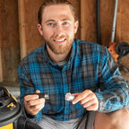 Outdoor Extension Cord Waterproof (15 ft) 12 Gauge Heavy Duty Extension Cord - Lighted Outdoor Extension Cords - Watts Wire - 15' Grounded - extensiones electricas