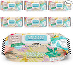 6 Packs Surface Cleaning Wipes Bleach Free, Thick & Large Dispose, All-Purpose Cleaner for Bathroom, Kitchen, Office, 100 Count Soft Flow, Biodegradable, No Scent