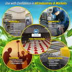 Non-Toxic Penetrating Oil | Eco-Friendly, Non-Flammable, Food Grade & Biodegradable | Rust Inhibitor | 3-in-1 Lubricant, Penetrating Oil, and Degreaser by Trick Shot® USA Made | 16 oz. Spray Bottle